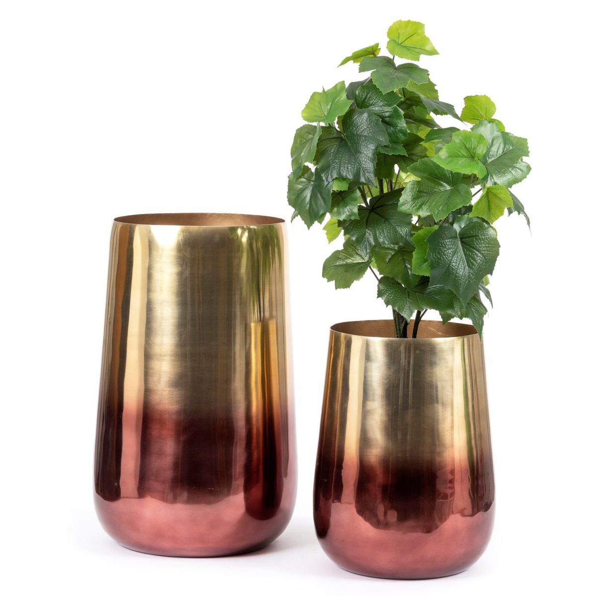De Twee-Tinten Plantenbak - Messing - XL - Afbeelding 6