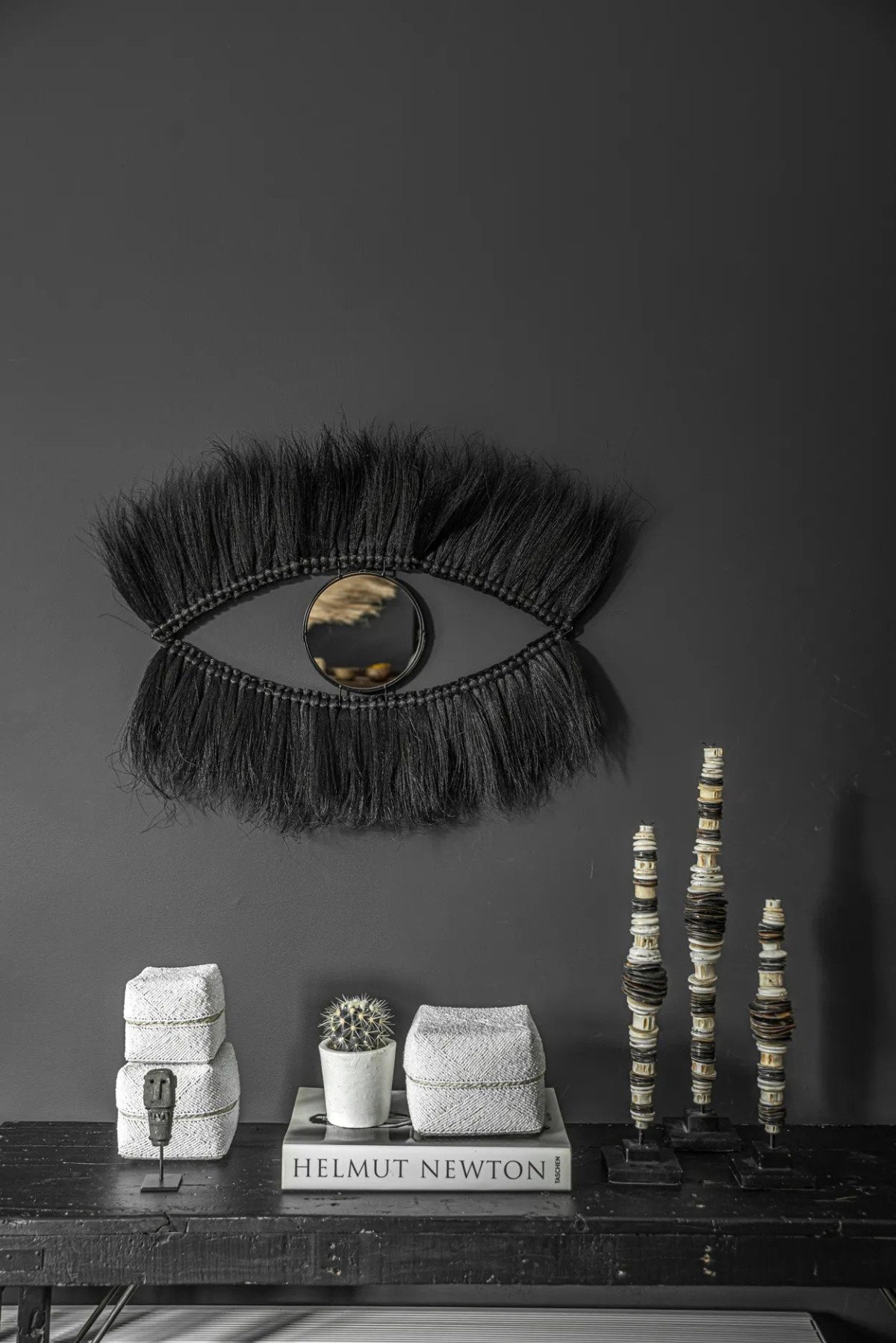 De Zwarte Oog Spiegel - Zwart - Afbeelding 3