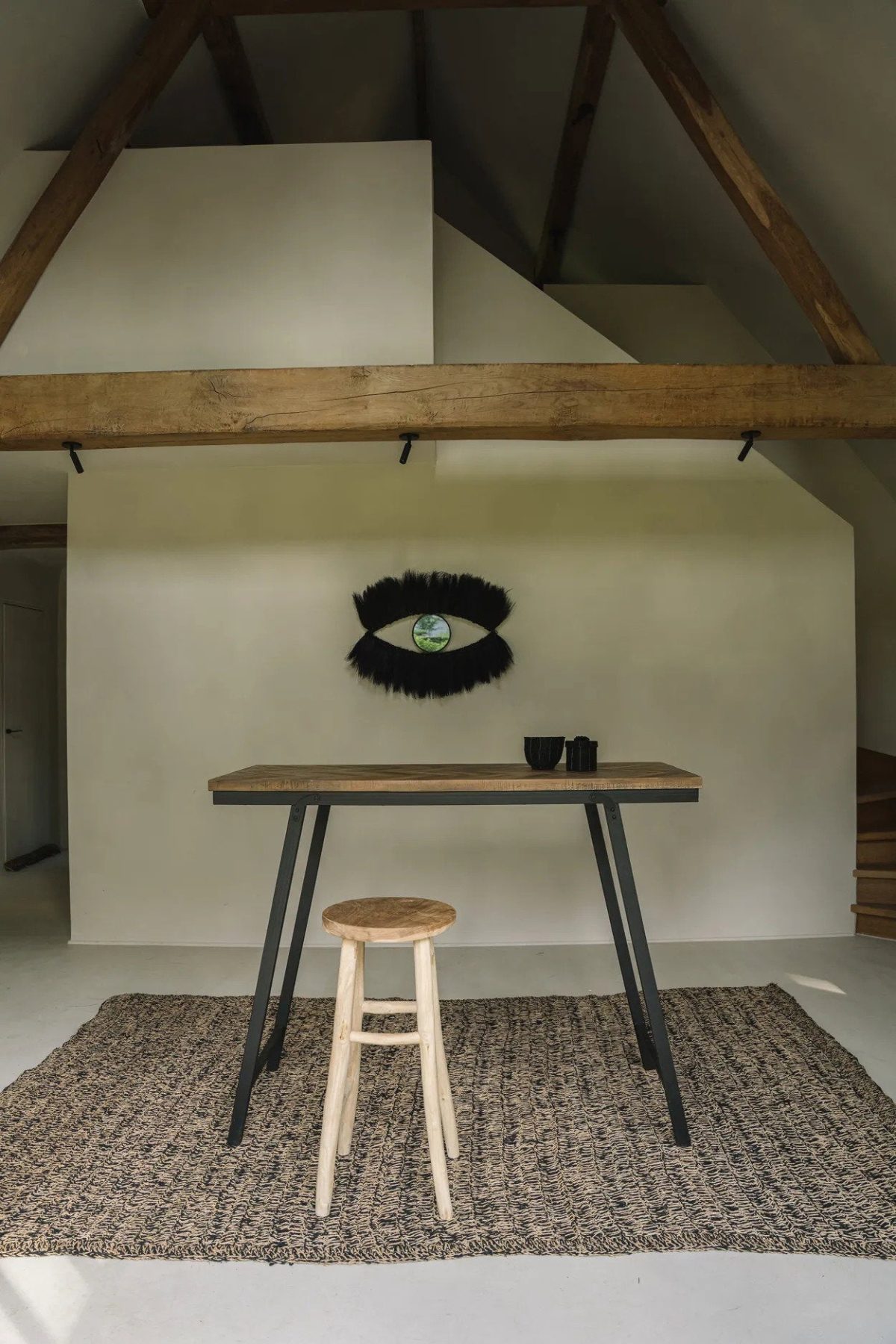 De Zwarte Oog Spiegel - Zwart - Afbeelding 4