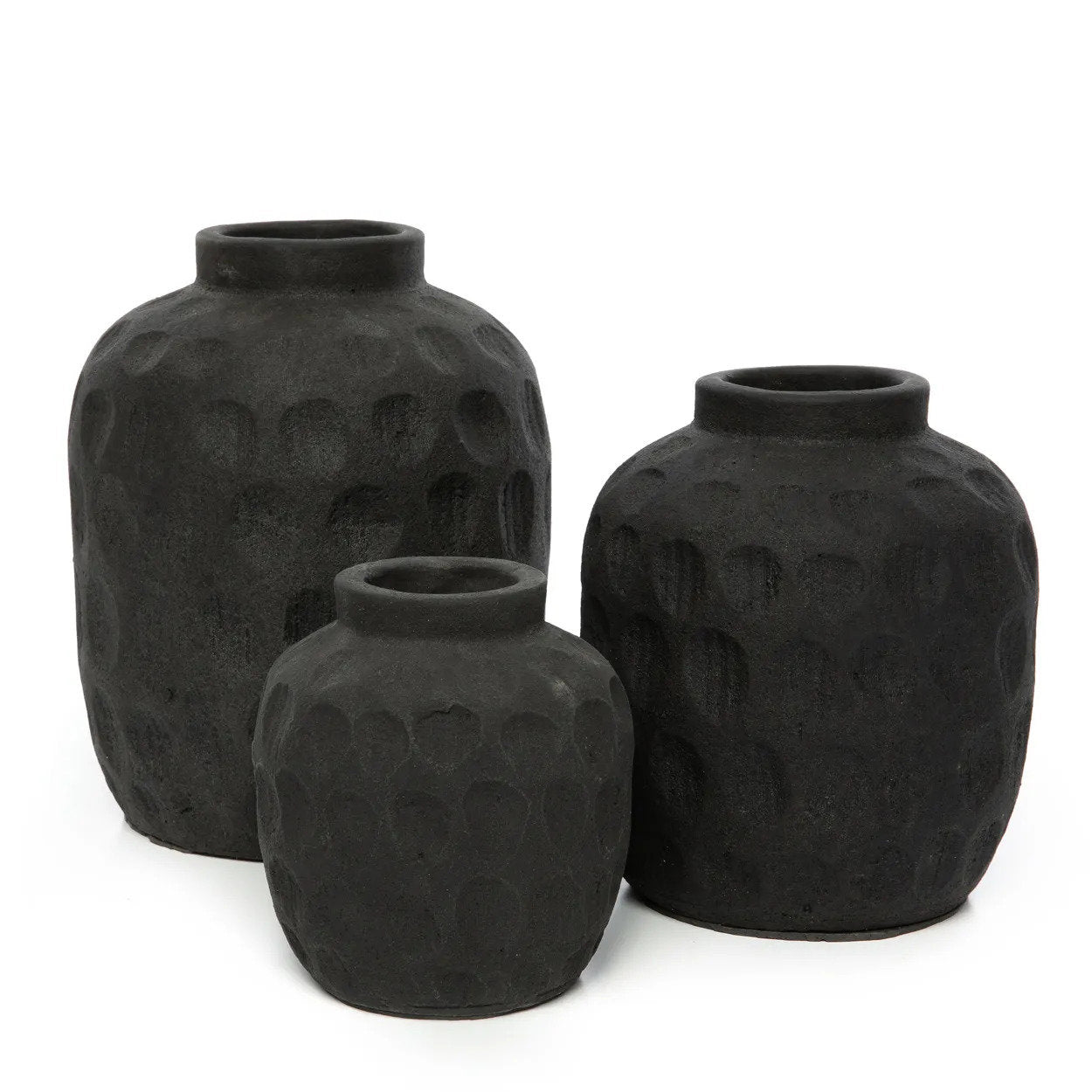 JABR042B-L-3.jpg De Trendy Vaas - Zwart - L - Afbeelding 4