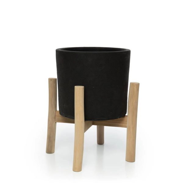 De Houtskool Laag - Zwart Natuurlijk - S