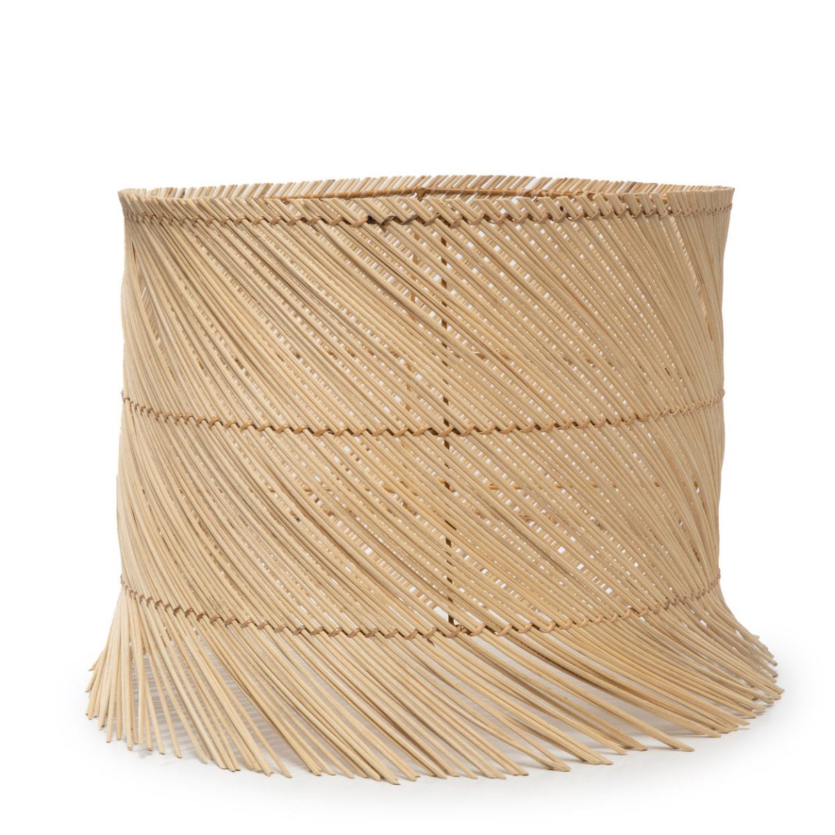 Het rieten tafellampscherm - Naturel - Afbeelding 1