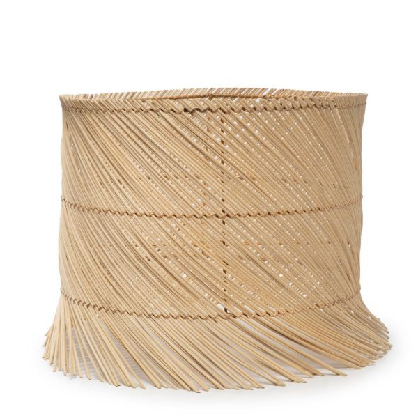 Het rieten tafellampscherm - Naturel