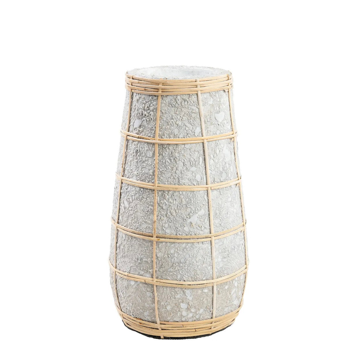 JABR086ConN-M-0.jpg De schattige vaas - Beton Natuurlijk - M - Afbeelding 1