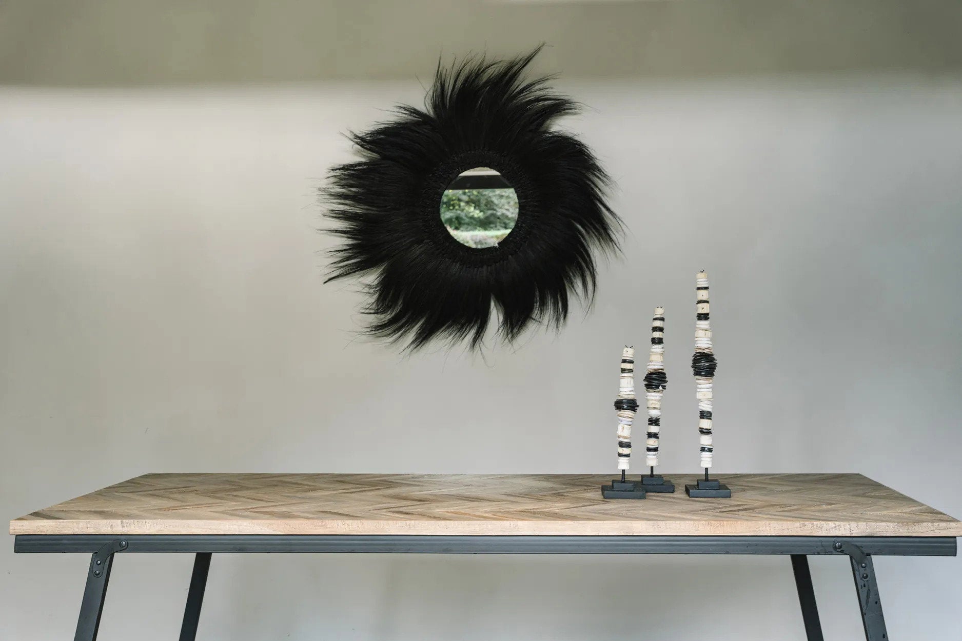 JAPA003B-M-70-2.jpg Le miroir Simba - Noir - M - Afbeelding 3