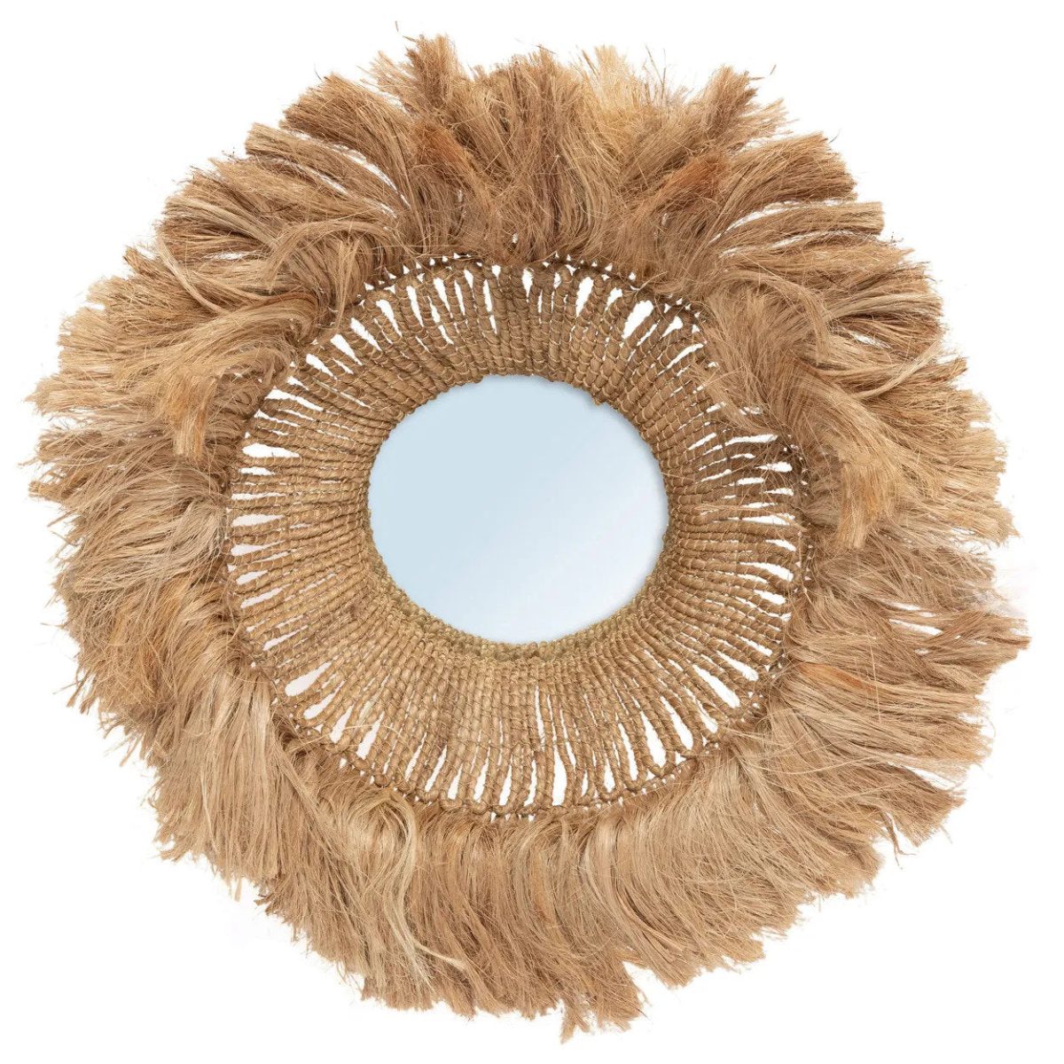 De Abaca Solomon Spiegel - Natuurlijk - Afbeelding 1
