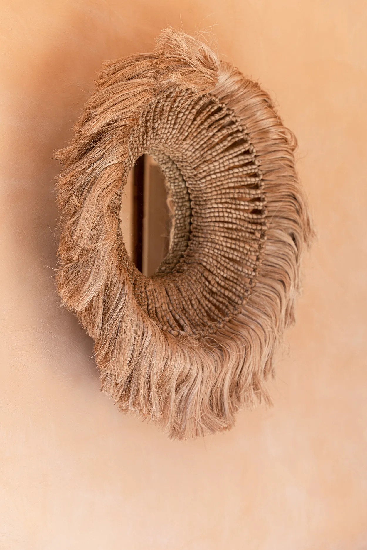 JAPA037N-4.jpg De Abaca Solomon Spiegel - Natuurlijk - Afbeelding 5
