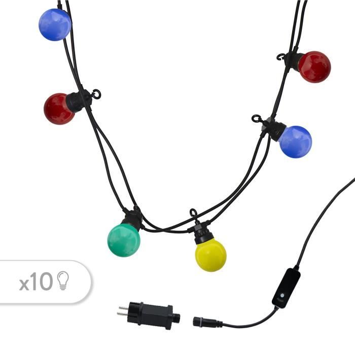 LUM3760093540292-0.jpg PARTY GUINGUETTE lichtslinger - meerkleurige LED - Afbeelding 1