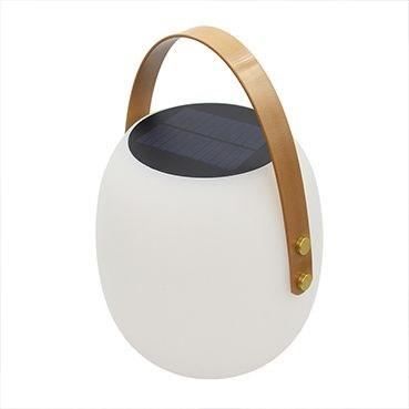 Draagbare lamp op zonne-energie - LUMISKY - JIMMY - Witte LED - H34 cm - USB-oplaadpoort