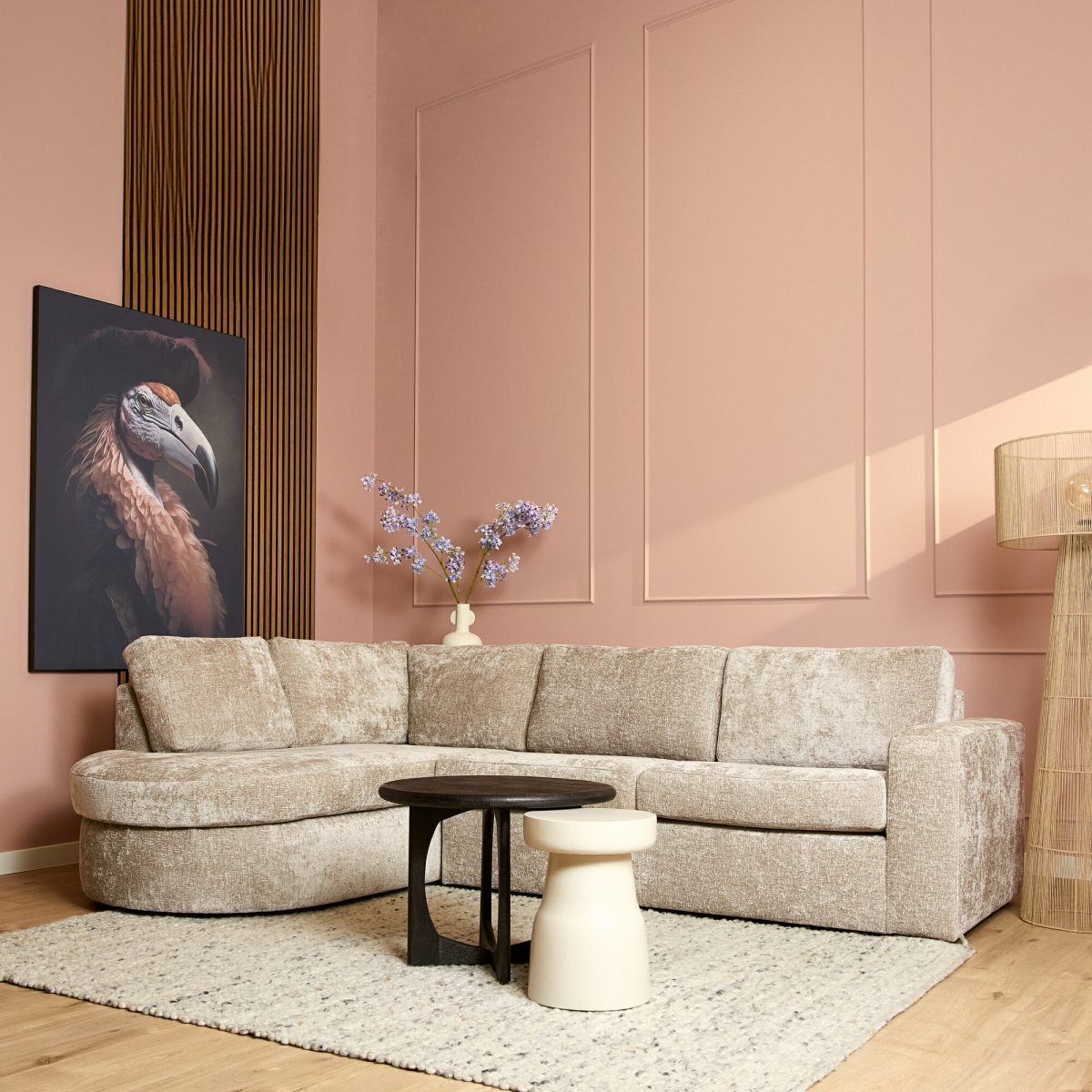 MijnSofa Alma | Beige | Divan Links + 2,5 zits | 5 jaar garantie - Afbeelding 2