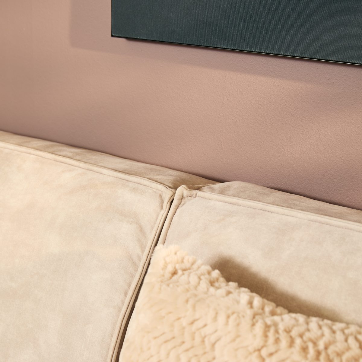 MijnSofa Floris | Divan Links + 2,5 zits | Beige | Velvet - Afbeelding 2