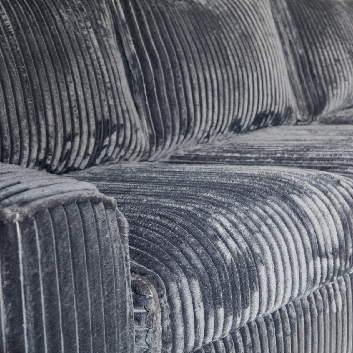 Hoekbank Teddy van MySofa | Antraciet | 5 jaar garantie | Divan Links + 2,5 zits - Afbeelding 3
