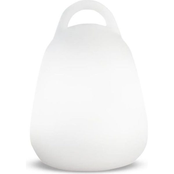 LUMISKY Draadloze draagbare LED-lamp LIBERTY C25 - Waterdicht en zwevend - H 24 cm - Wit en veelkleurig