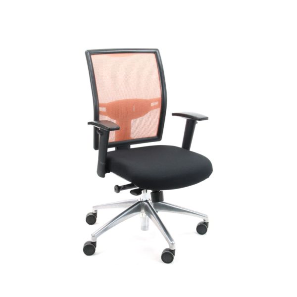 Gereviseerde Bureaustoel Ergonomisch Design Projectas V1 Oranje (N)EN 1335