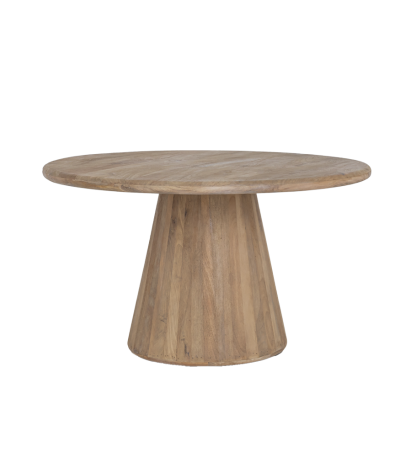 Ronde Eettafel Asti Mangohout, kleur Naturel
