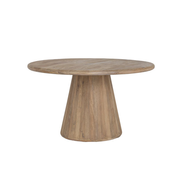 Ronde Eettafel Asti Mangohout, kleur Naturel