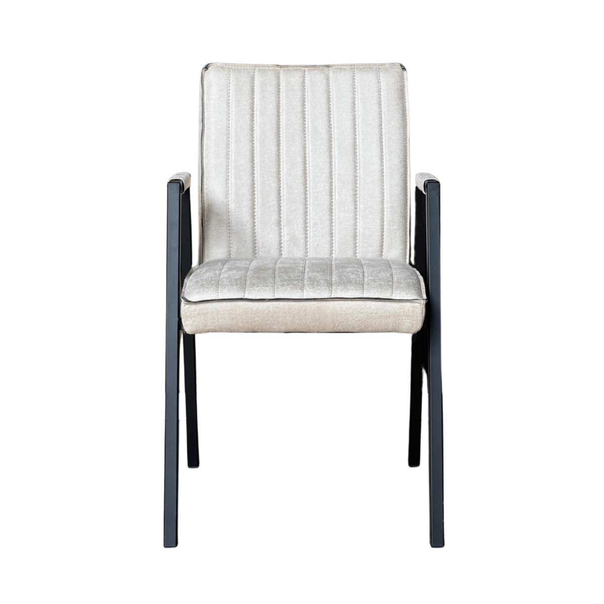 Eetkamerstoel Tivoli Bull | Beige | Met armleuning - Afbeelding 2