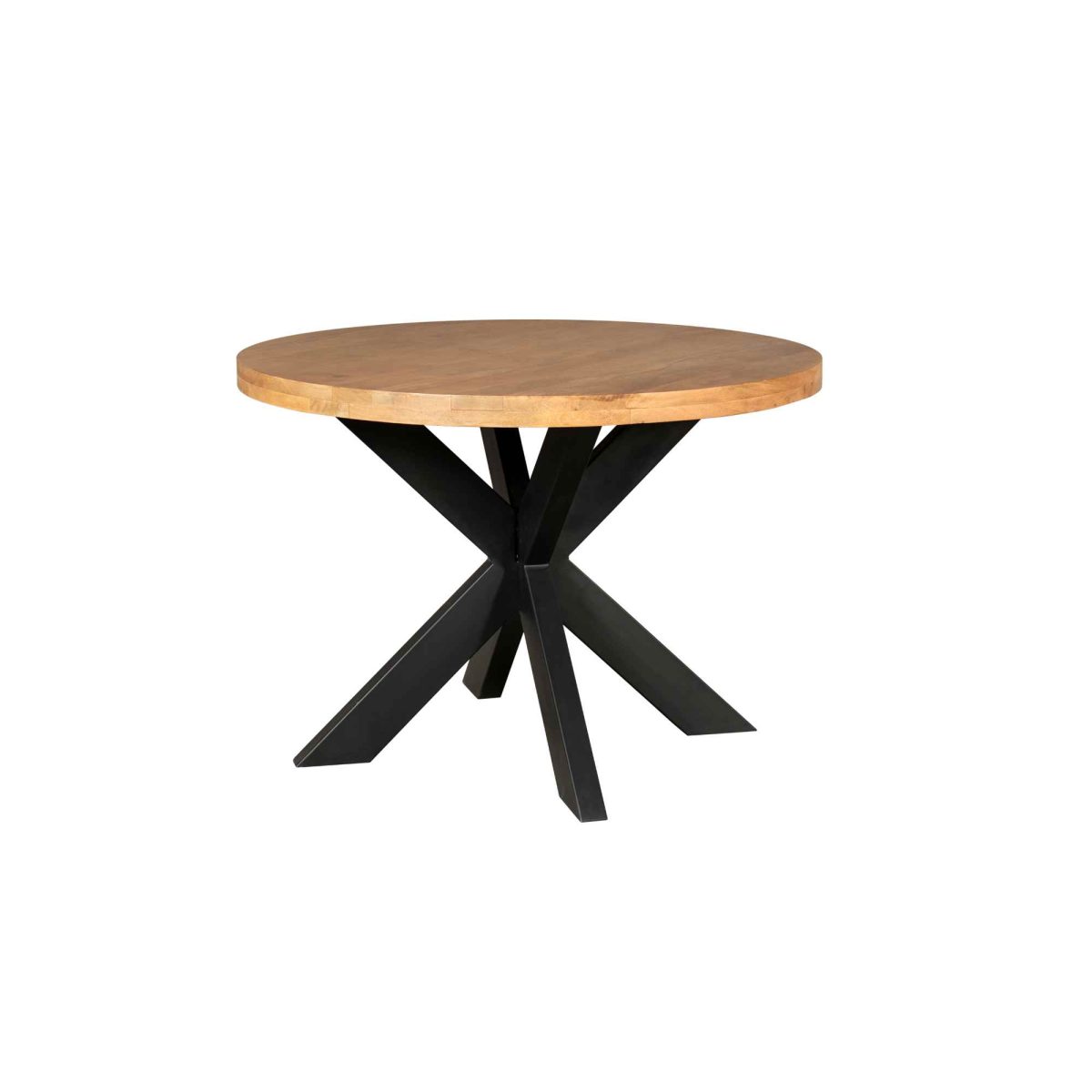 Eettafel Denver | Rond | Mangohout | 110 cm - Afbeelding 2