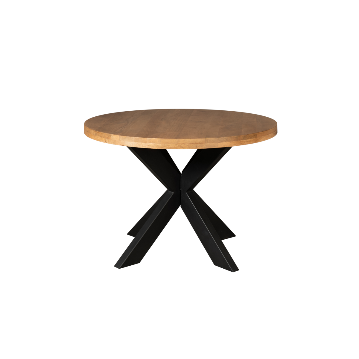 Eettafel Denver | Rond | Mangohout | 110 cm - Afbeelding 4