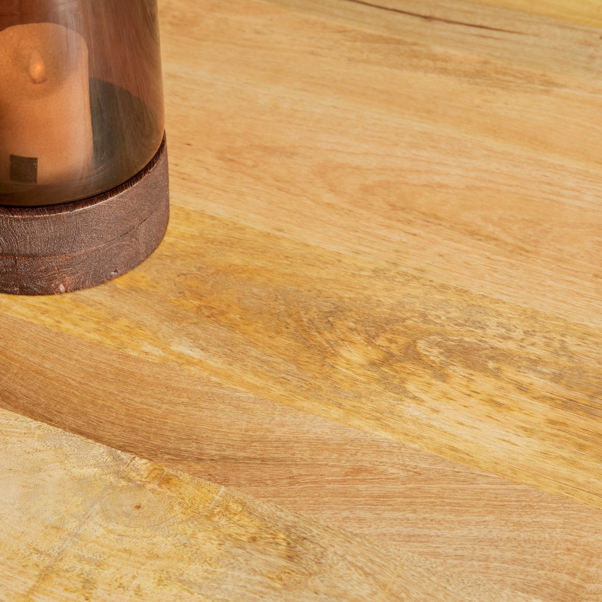 Eettafel Denver | Rond | Mangohout | 120 cm - Afbeelding 7