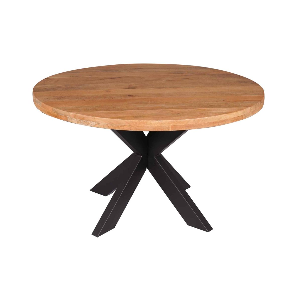 Eettafel Denver | Rond | Mangohout | 130 cm - Afbeelding 3