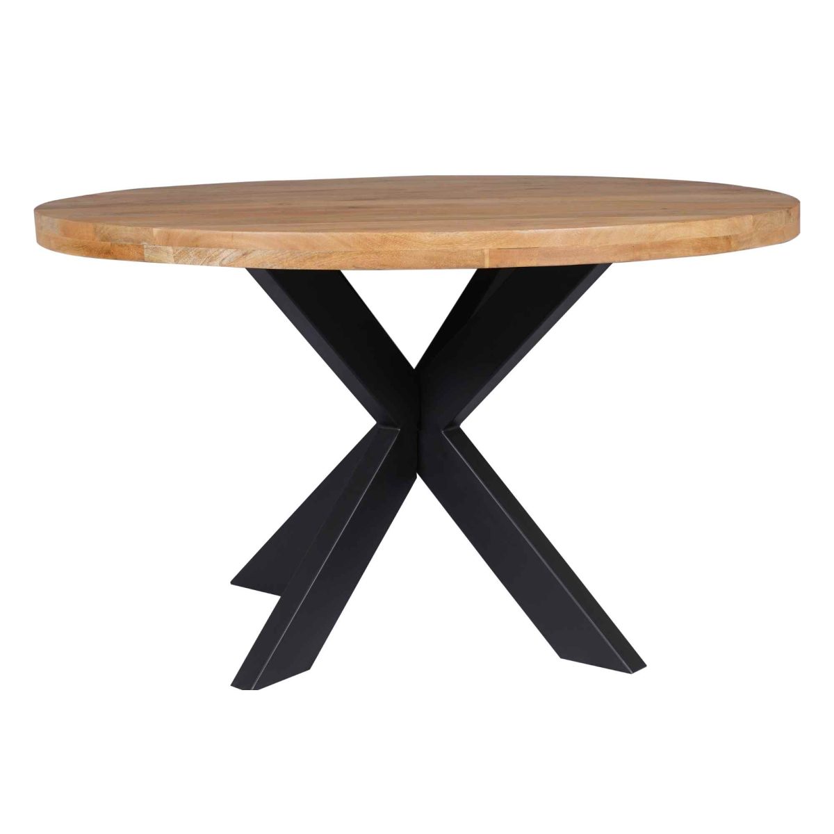 Eettafel Denver | Rond | Mangohout | 130 cm - Afbeelding 4