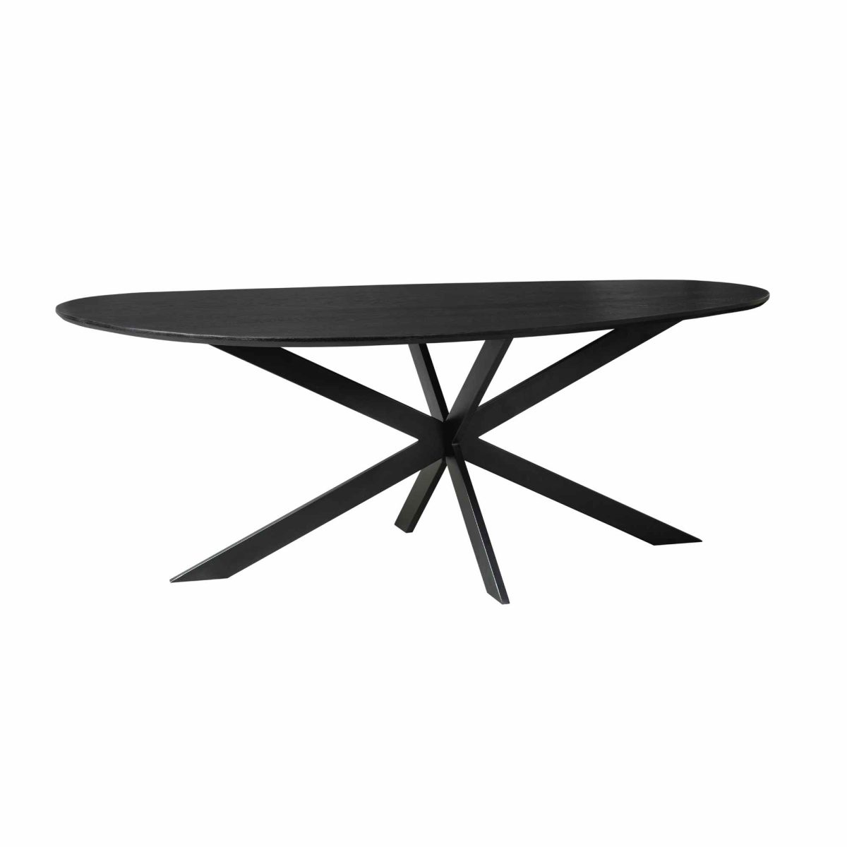 Eettafel Cloud | 210 cm | Eiken | Zwart - Afbeelding 3