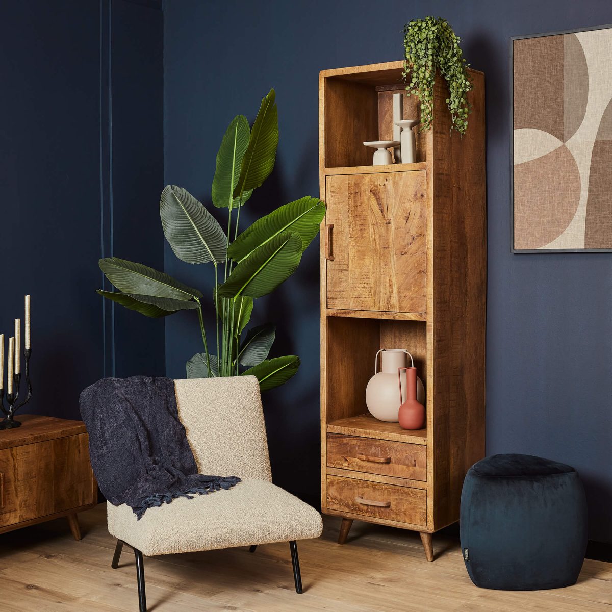 Boekenkast Omaha | 55 cm - Afbeelding 1
