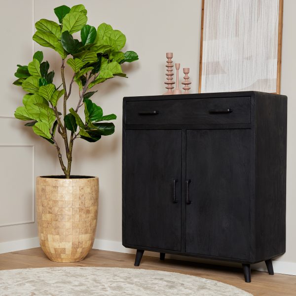 Kast Omaha Zwart | 100 cm