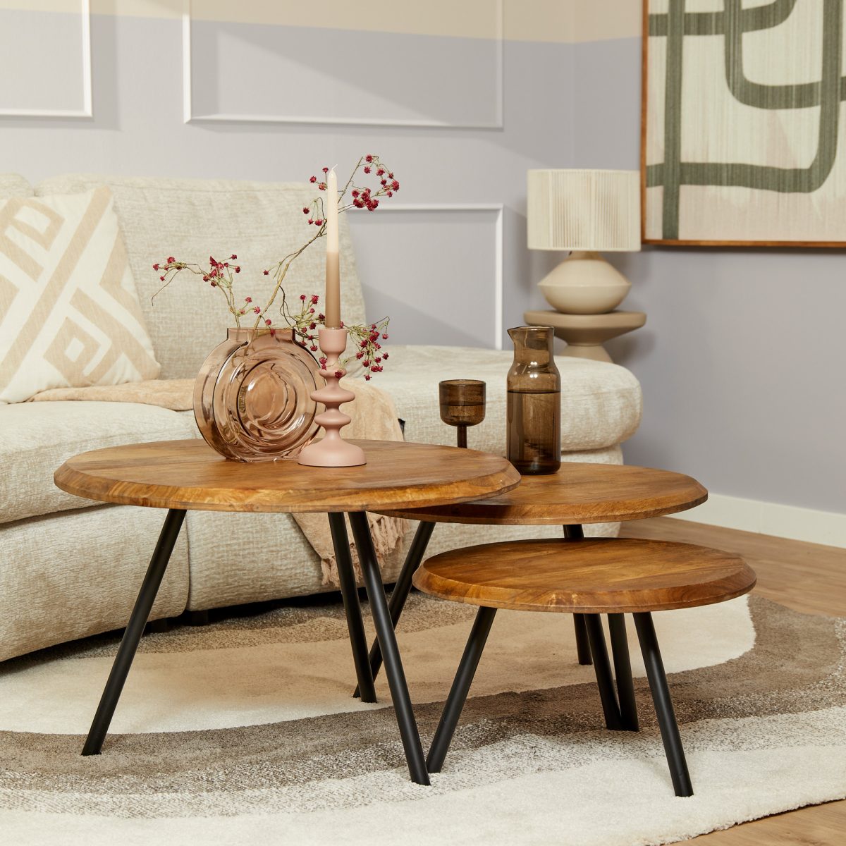 Salontafel Ohio | set van 3 - Afbeelding 1