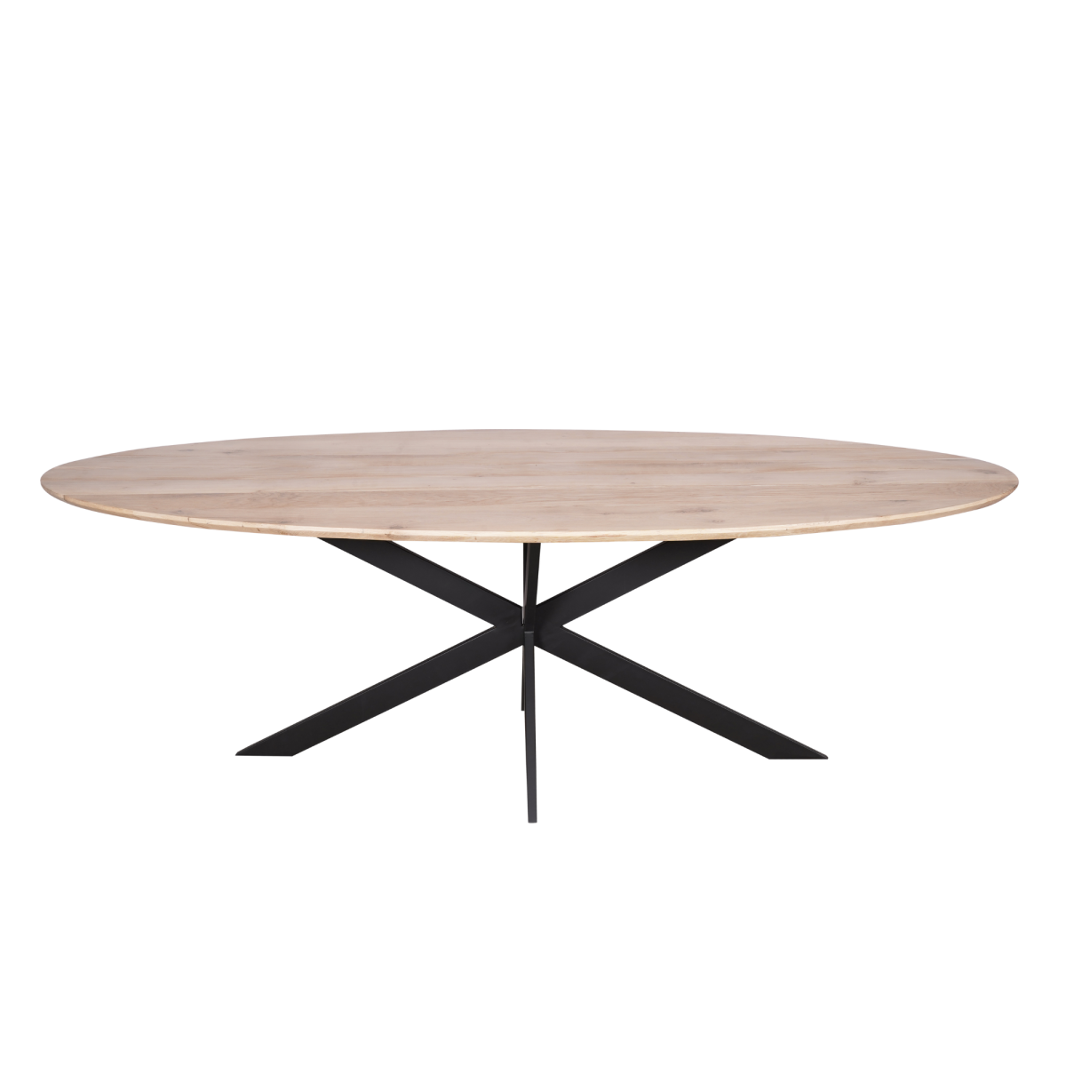 Eiken eettafel Ferris | Ovaal 240 cm | Naturel - Afbeelding 1