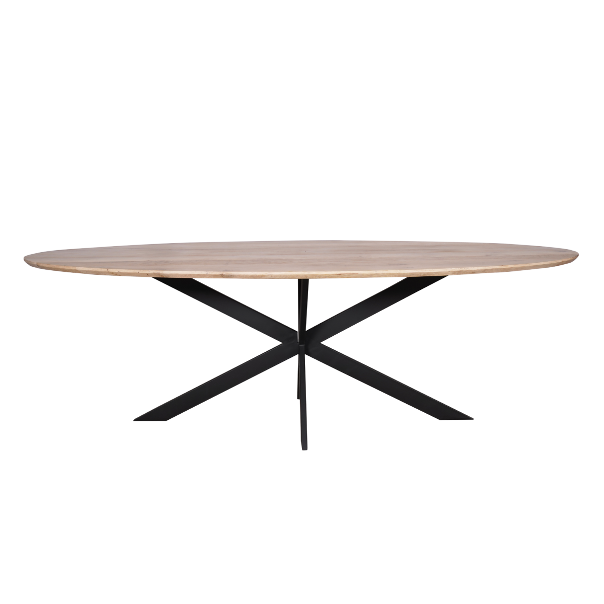 Eiken eettafel Ferris | Ovaal 240 cm | Naturel - Afbeelding 3