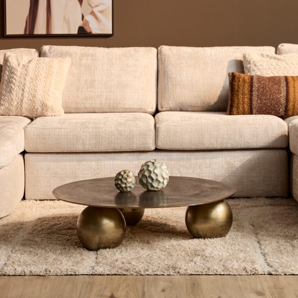 Salontafel Ziva Goud | 90 cm