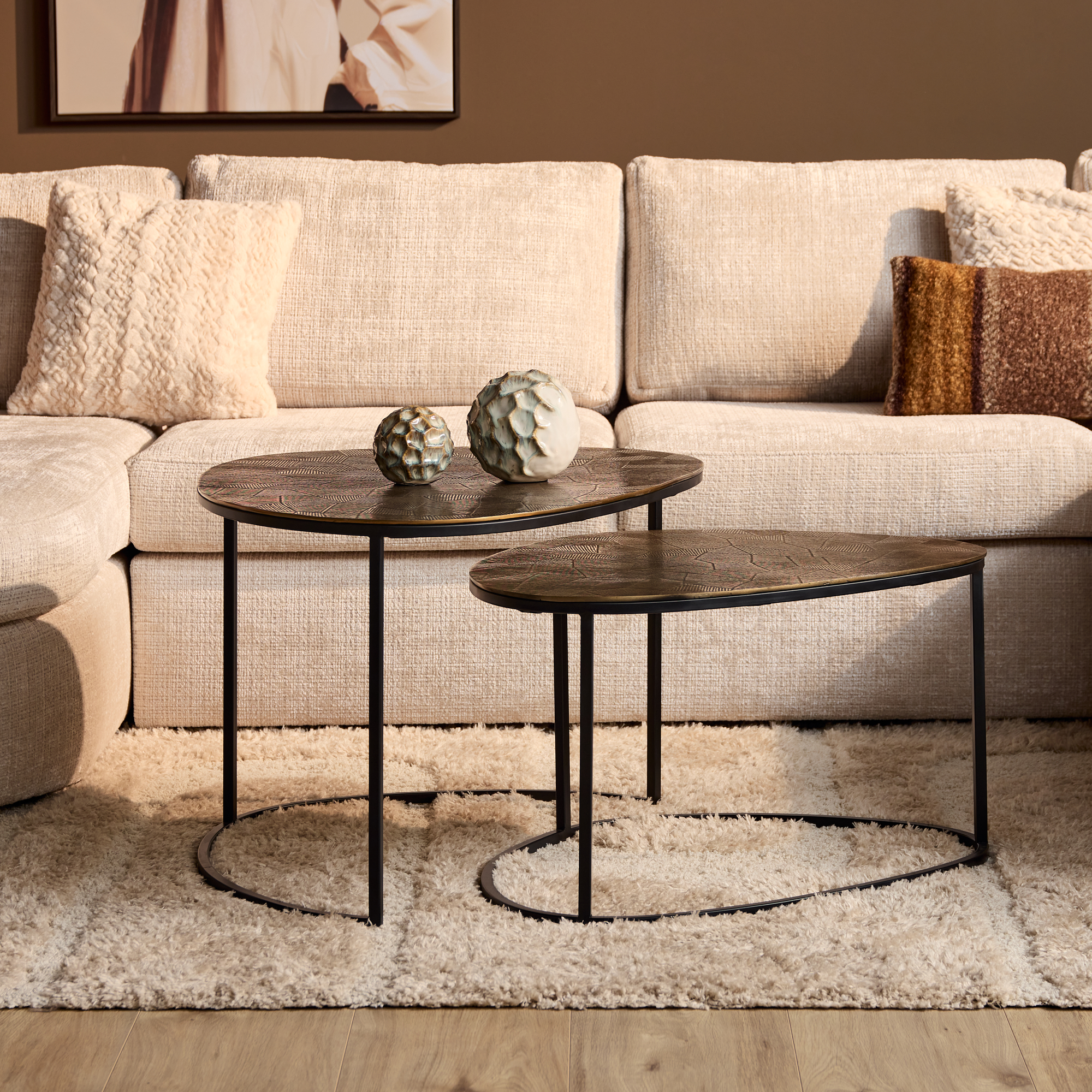 STF-2378-0-2.jpg Salontafel Filou | Set van 2 - Afbeelding 1