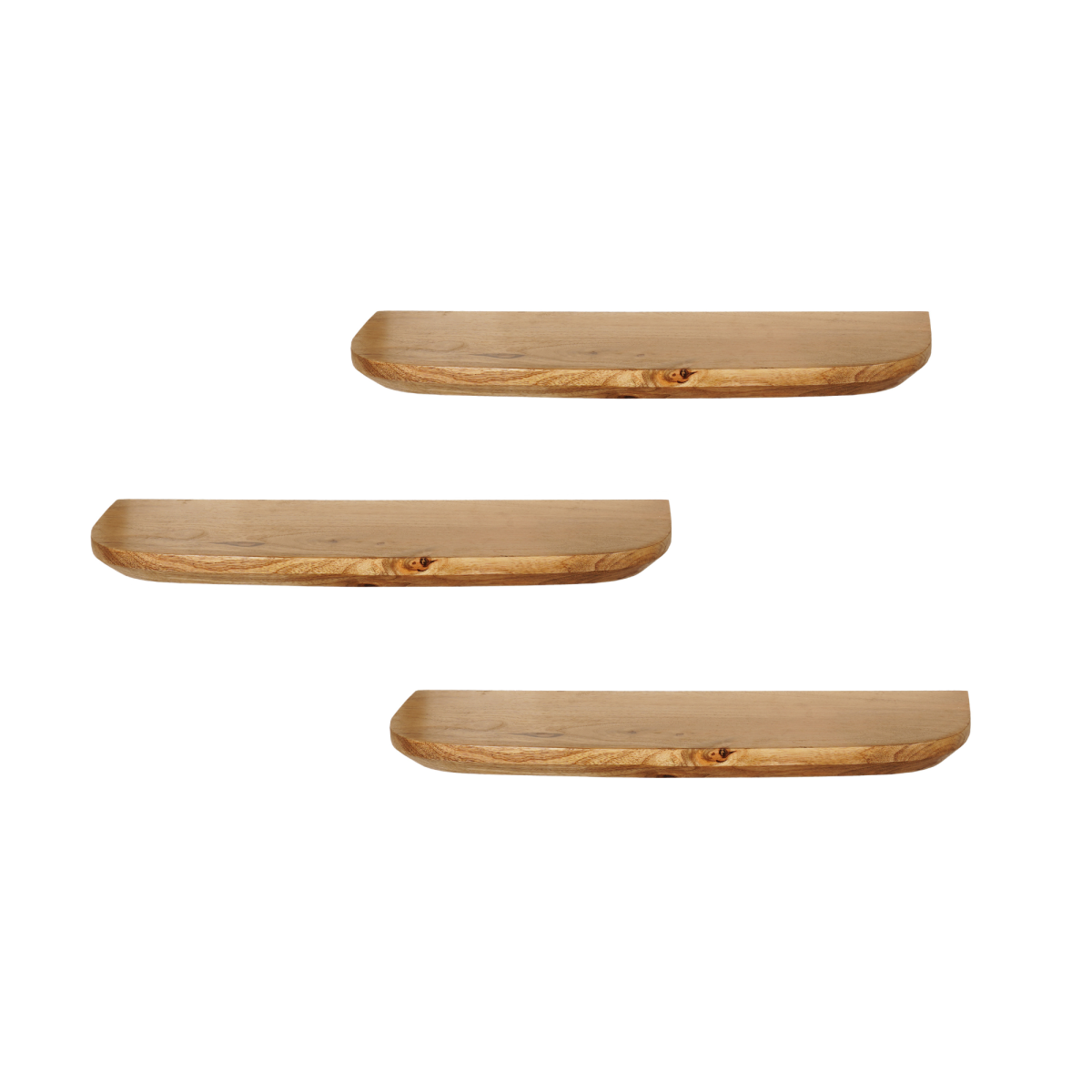 Wandplank Gusta Naturel | 60 cm | Set van 3 - Afbeelding 5