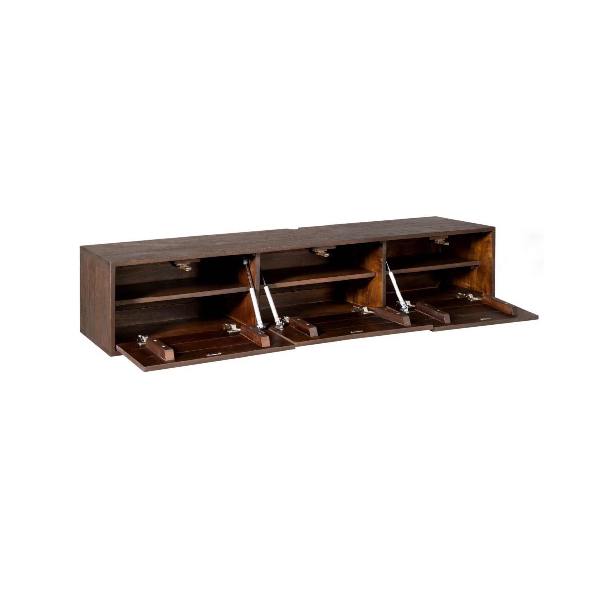 Zwevend tv-meubel Vision Brown | 160 cm - Afbeelding 4