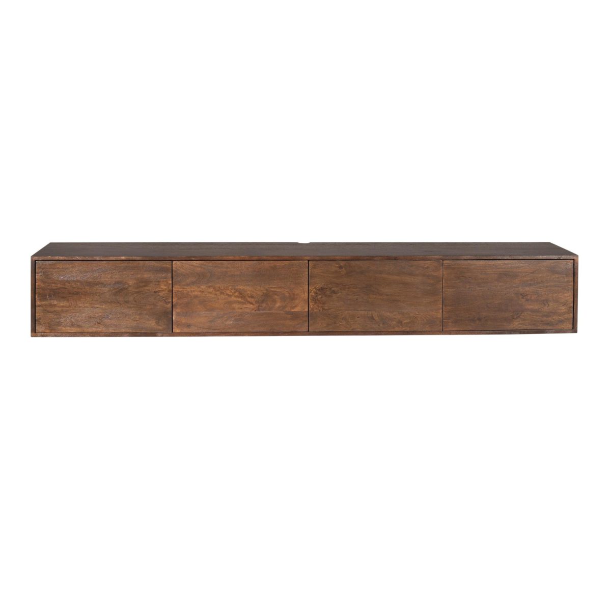 Zwevend tv-meubel Vision Brown | 240 cm - Afbeelding 1