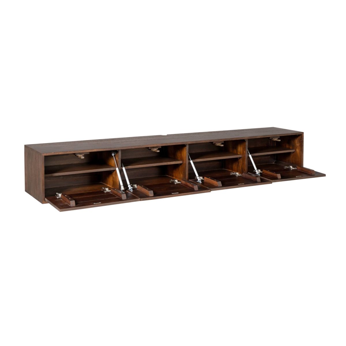 Zwevend tv-meubel Vision Brown | 240 cm - Afbeelding 4