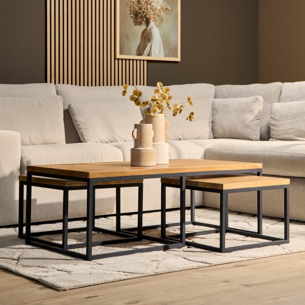 Salontafel Denver | Set van 3 | Rechthoek