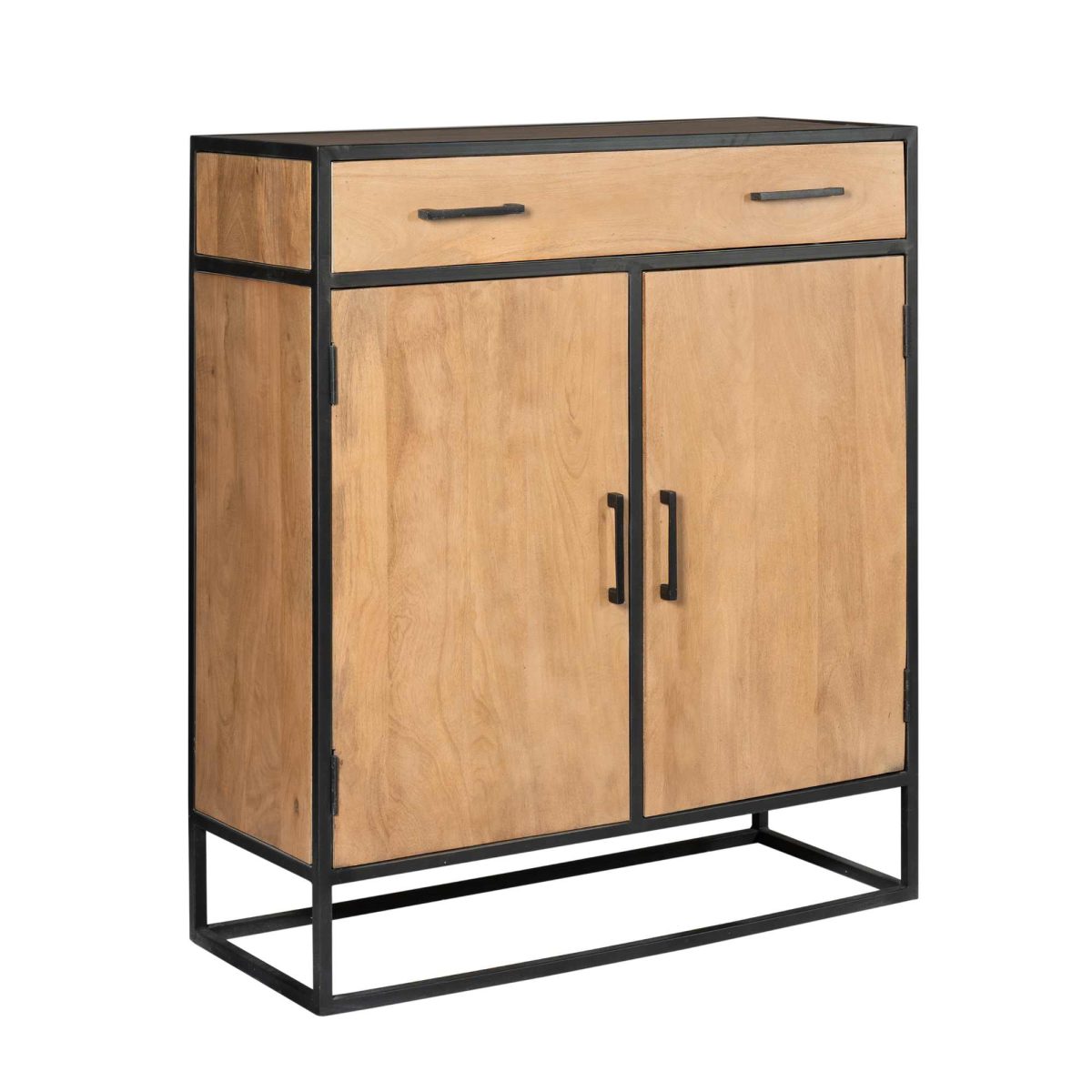 Kast Denver | Mangohout en staal | 100 cm - Afbeelding 5