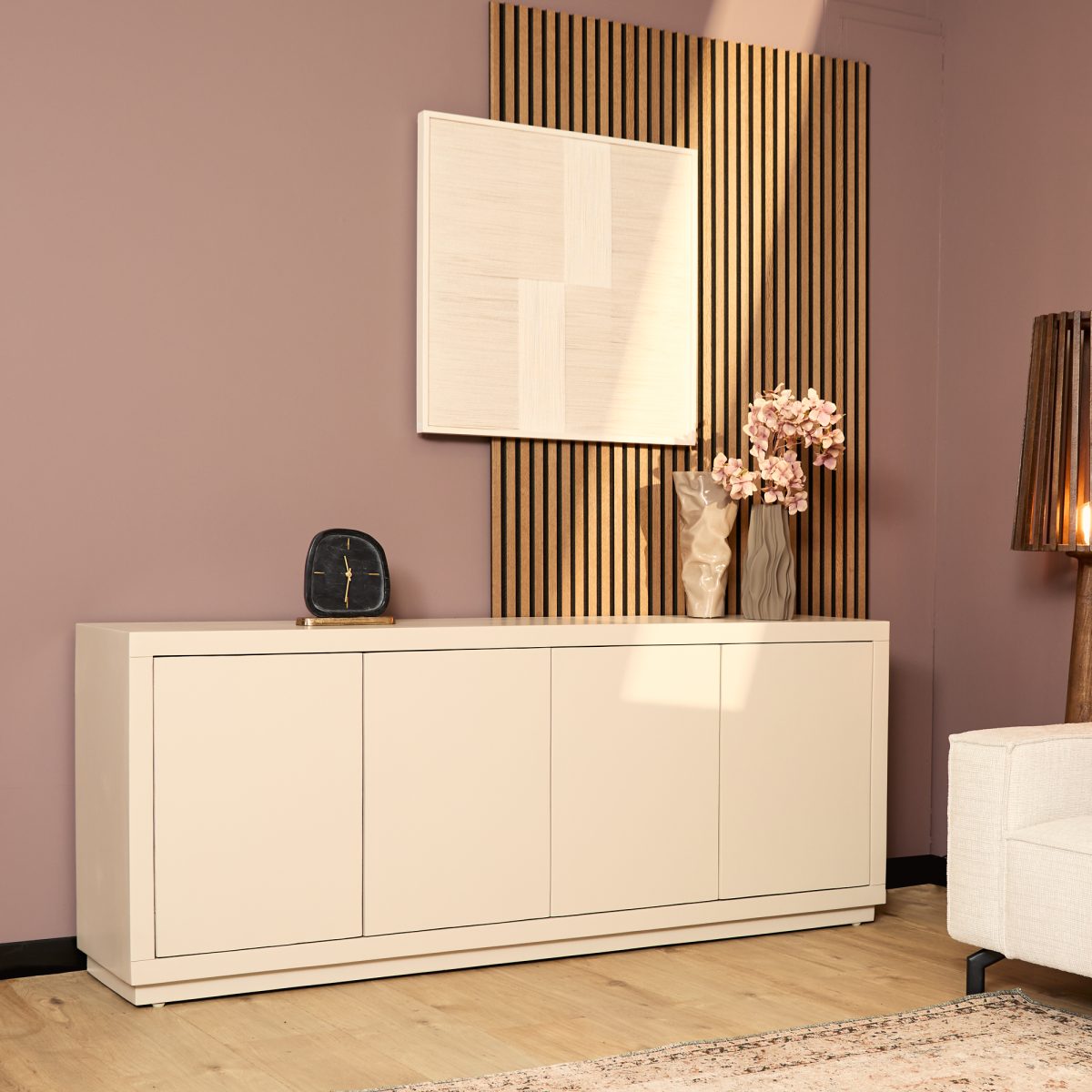 Dressoir Brussel 4 deurs | 200 cm - Afbeelding 1