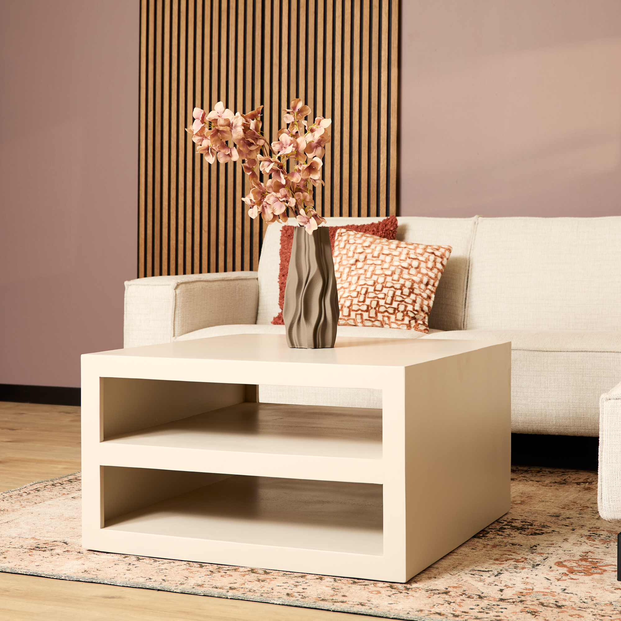 STF-3309-0.jpg Salontafel Brussel Zand - Afbeelding 1