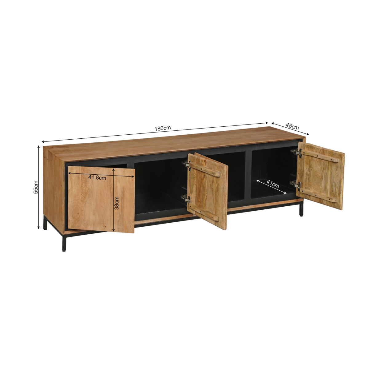 Tv-meubel RichWood | 180 cm - Afbeelding 8
