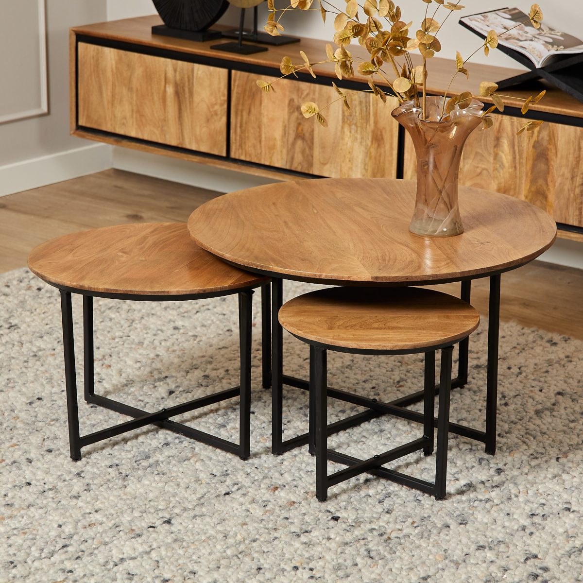 Salontafel RichWood | Set van 3 - Afbeelding 1