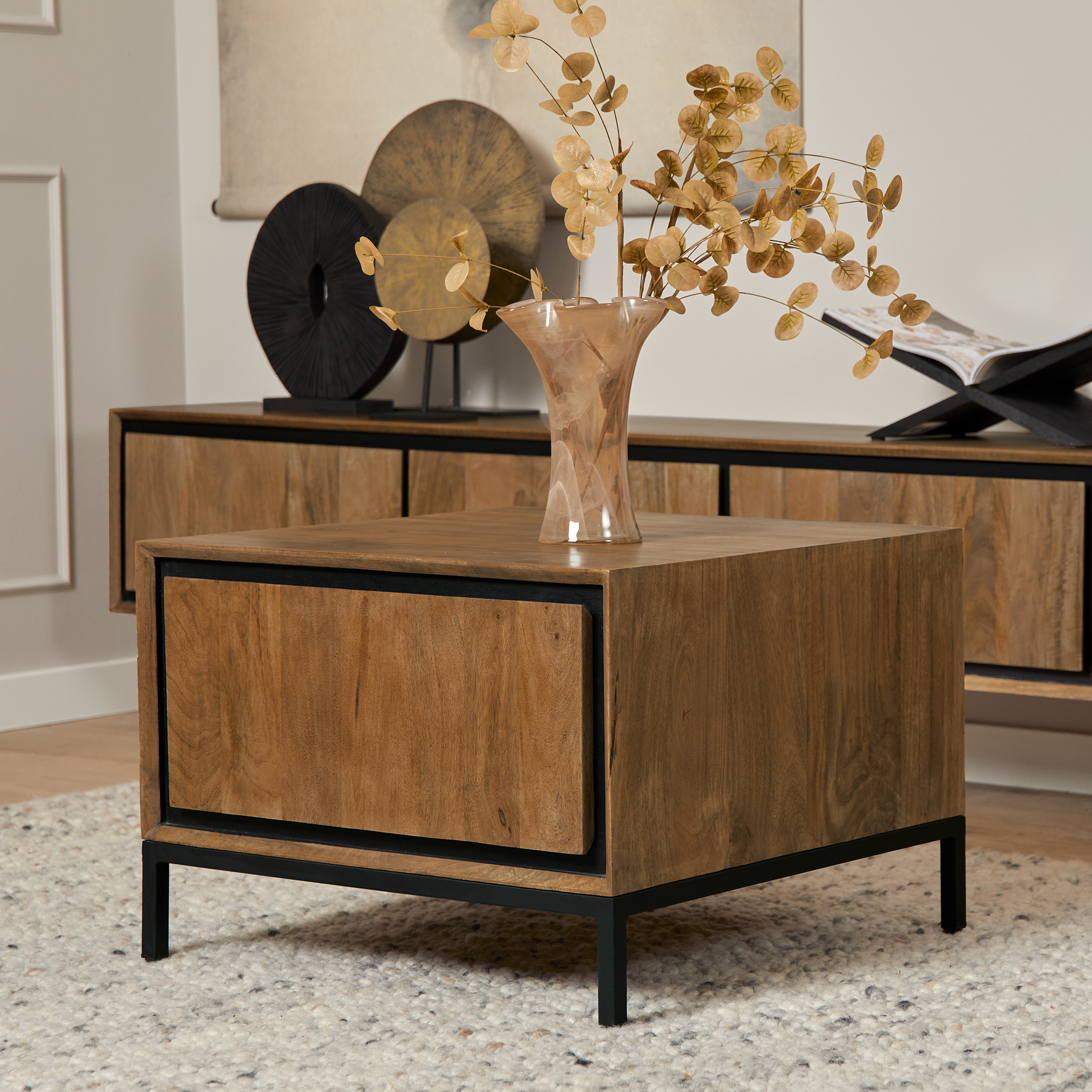 STF-3521-0-2.jpg Bijzettafel RichWood | 60 cm - Afbeelding 1