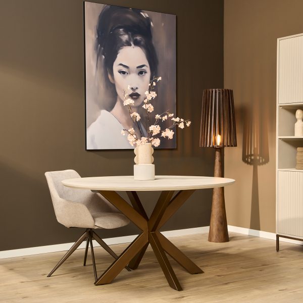 Eettafel Madison Sand | 130 cm