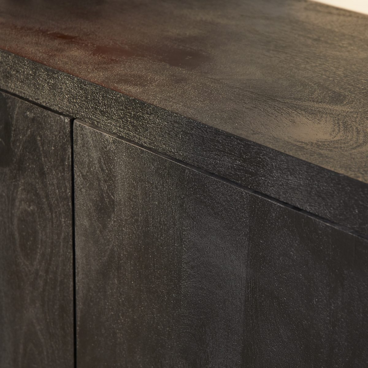 Dressoir Brussel Zwart 3 deuren | 150 cm - Afbeelding 2