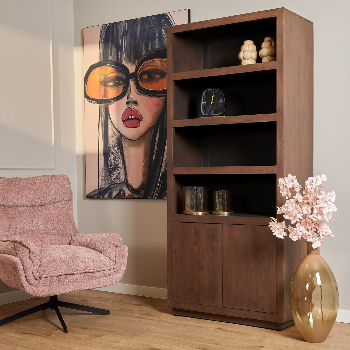Salontafel Brussel Walnoot - Afbeelding 13