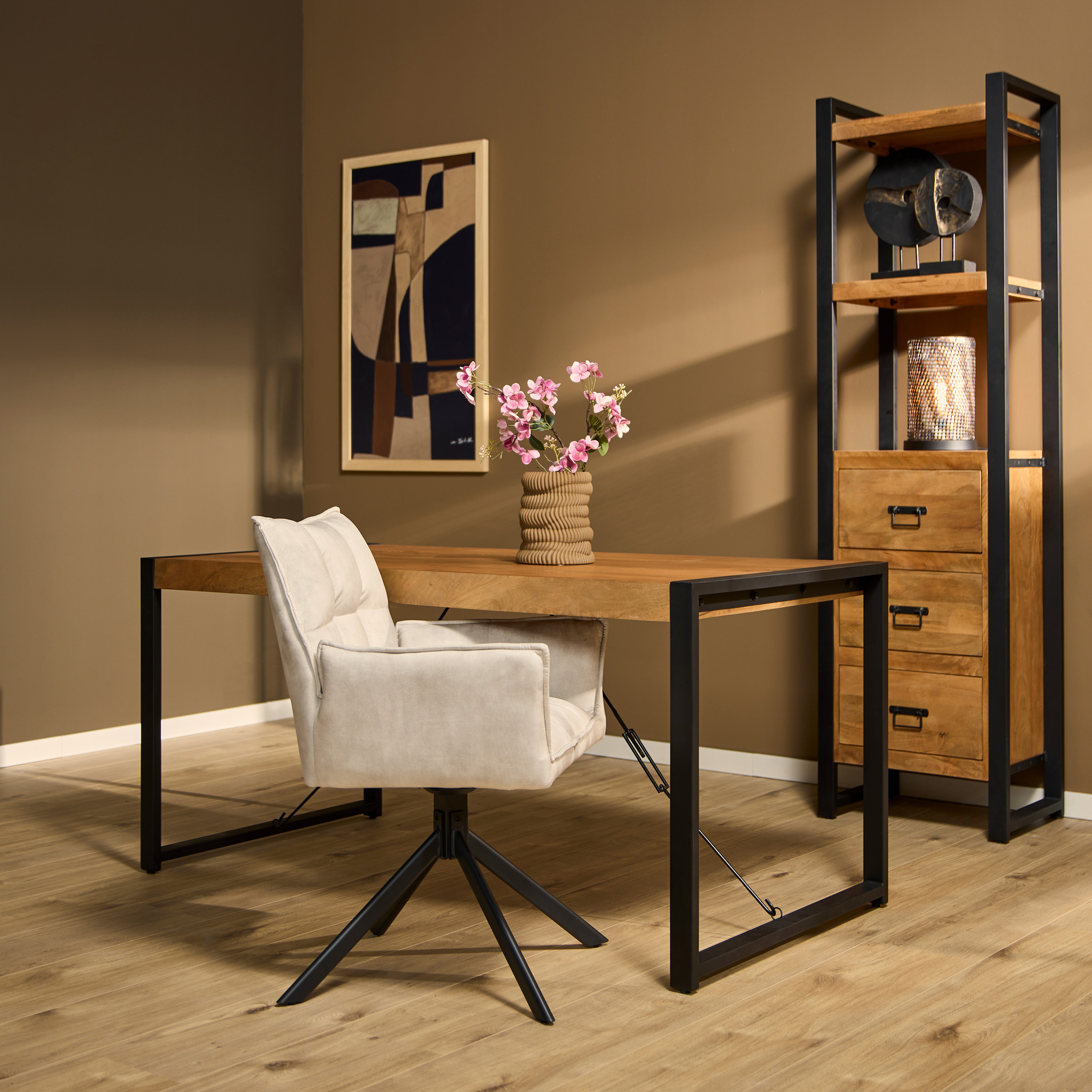 Eetkamerstoelen materialen – bouclé, microleder, stof