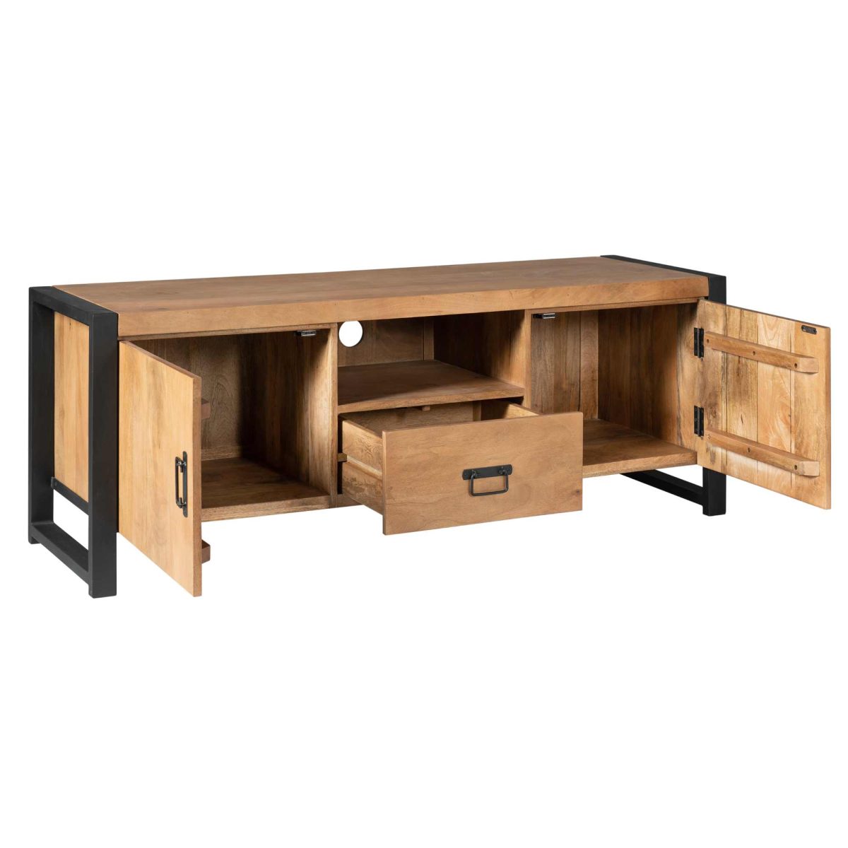 Tv-meubel Boaz 150 cm | Twee deuren en een lade - Afbeelding 6